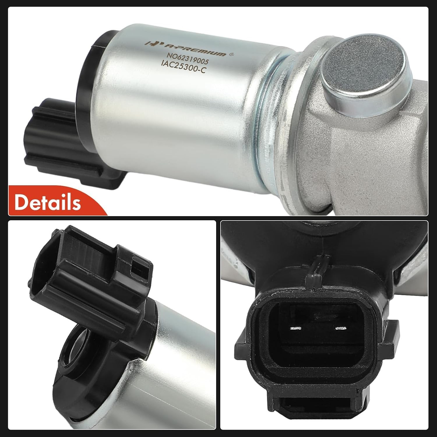 A-Premium Fuel Injection Idle Air Control Valve IAC – Compatible with Ford & Lin