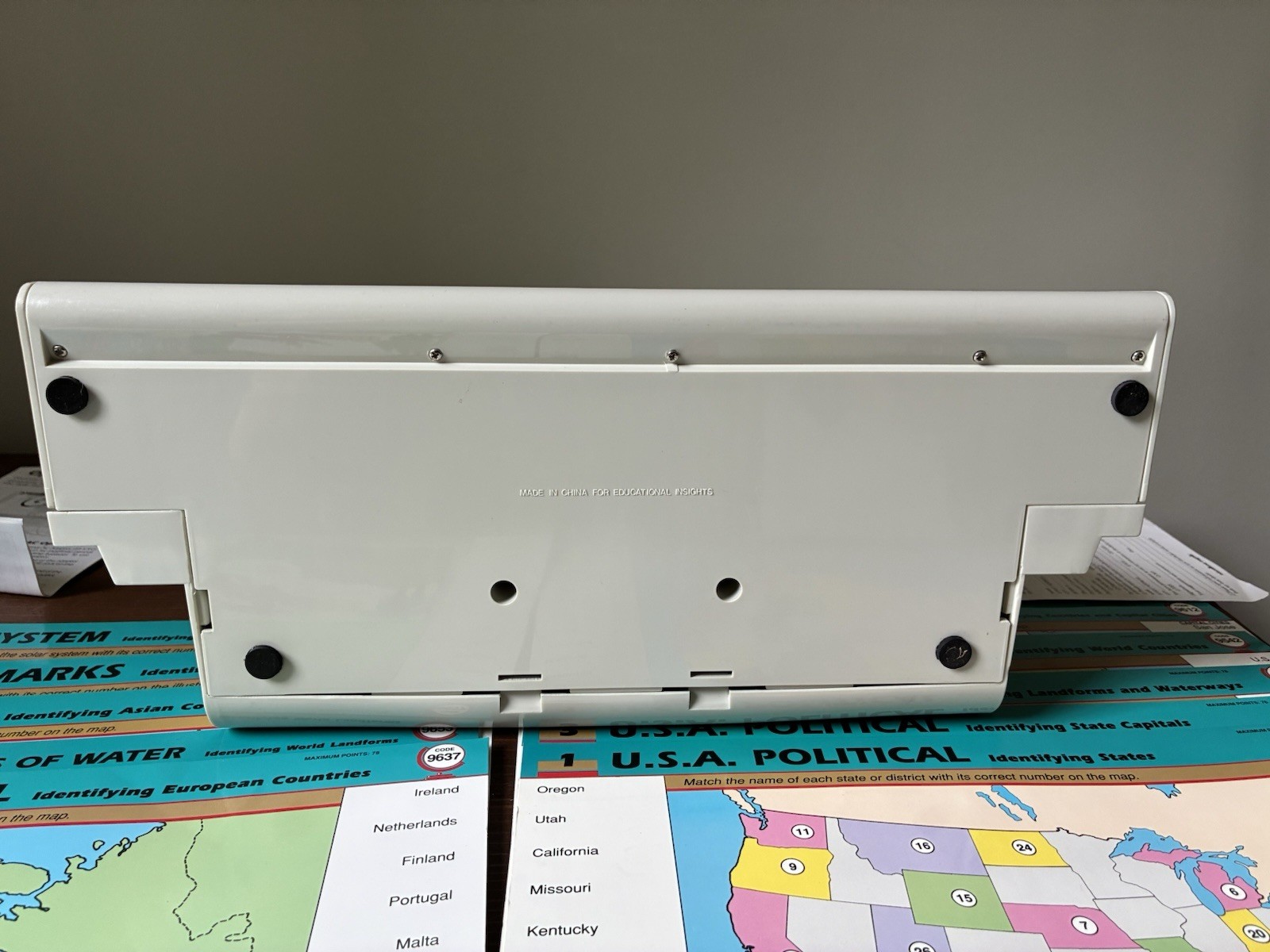 Vintage GeoSafari Geo Safari EI-8700 Electronic Learning Game with 20 Lessons