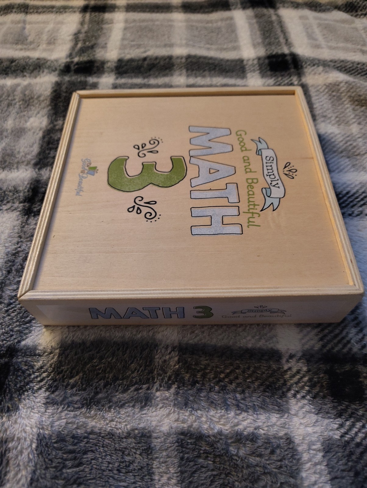 The Good and Beautiful Simply Math 3 Manipulative Wood Box Set Homeschool New
