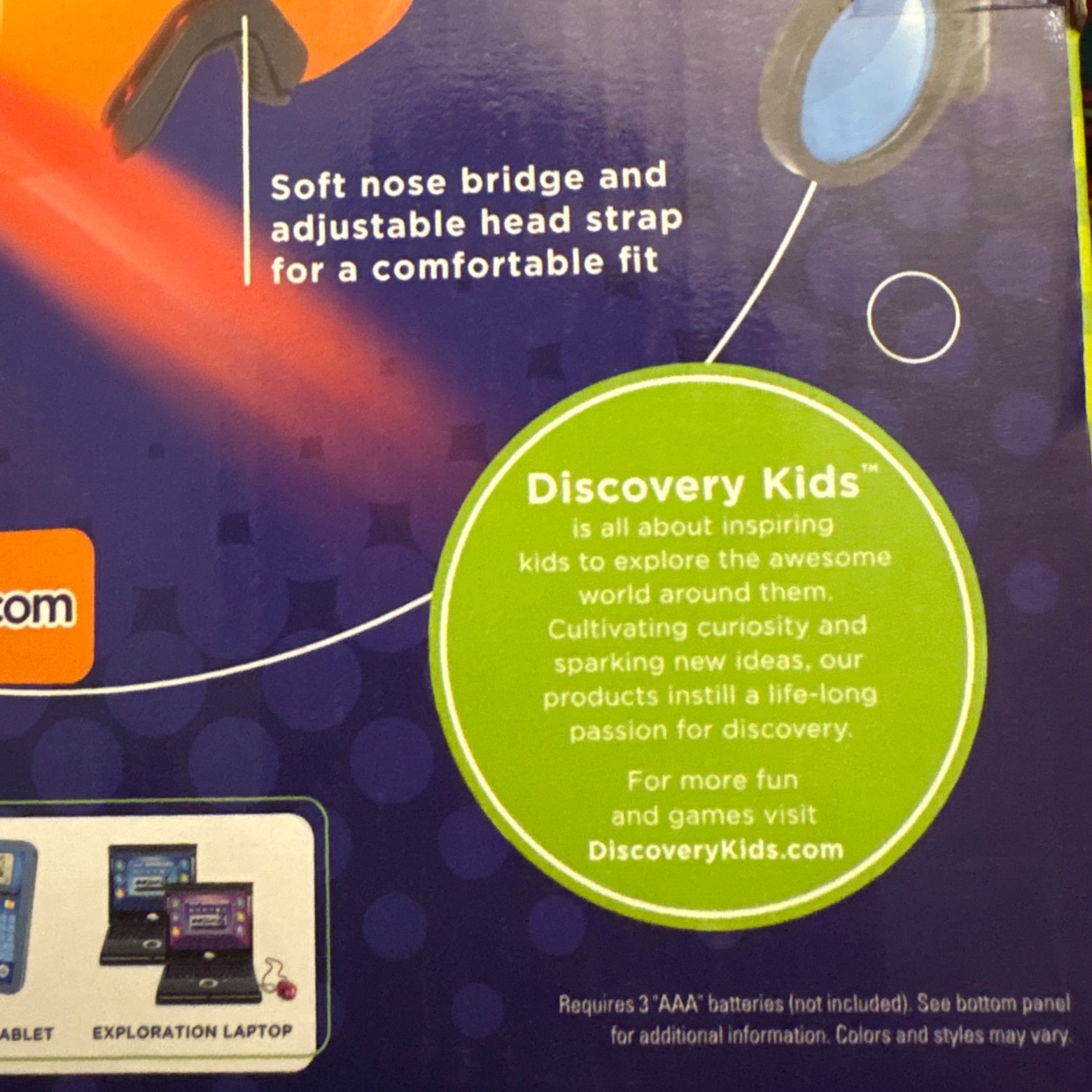 Discovery Kids Night Vision Spy Goggles Red LED Lights Retractable Scope Ages 8+