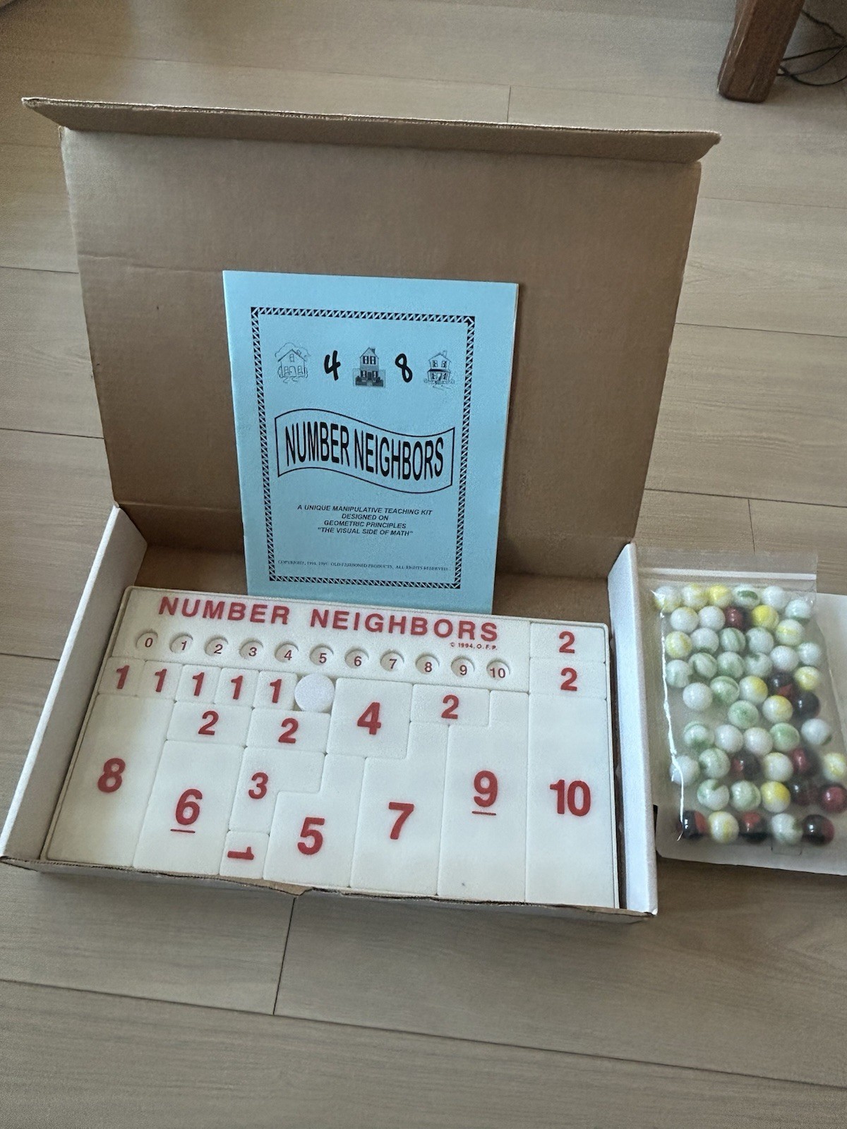 Old Fashioned Products Number Neighbors Mathematics Teaching Kit 1994 Vintage
