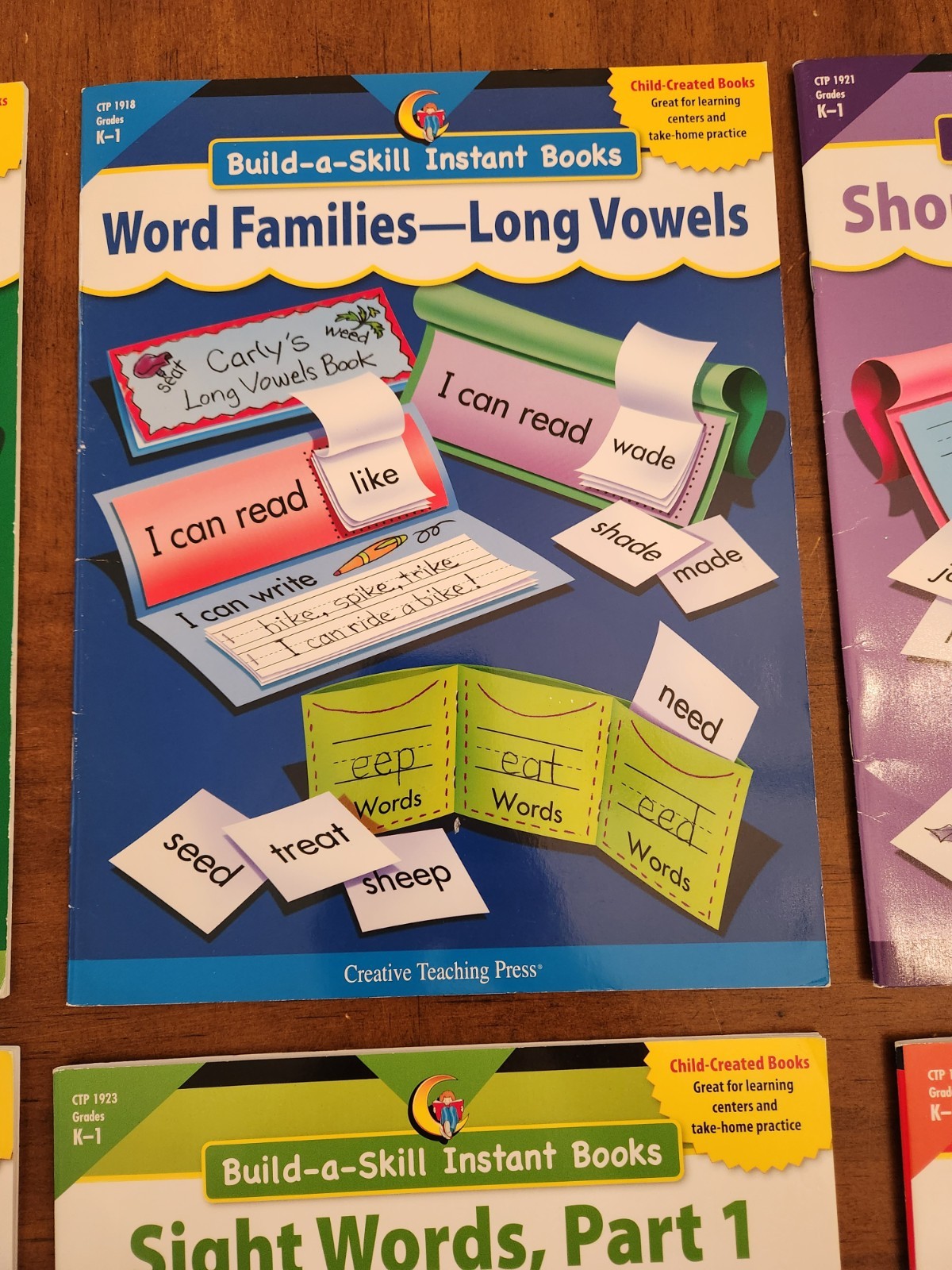 Vowels Sight Words Build A Skill Instant Books Lot Creative Teaching Press K-1
