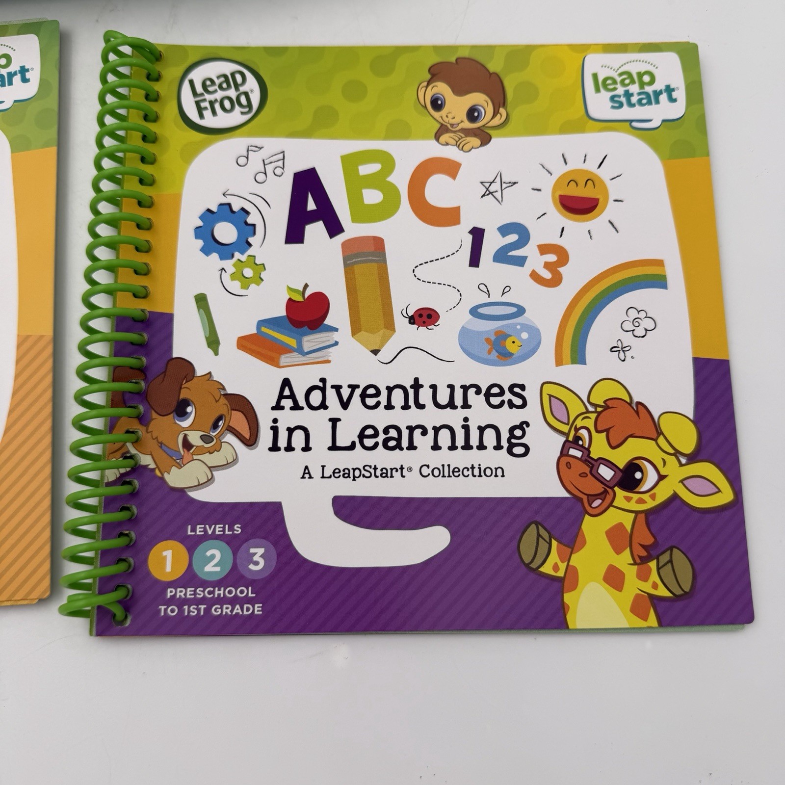 Leapfrog Leap Start Interactive Learning System with 2 Books TESTED SEE VIDEO!