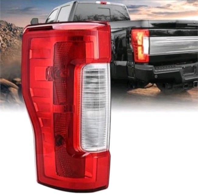 Tail Light For 2017 2018 2019 Ford F-250 F-350 Super Duty Left Side With Bulb