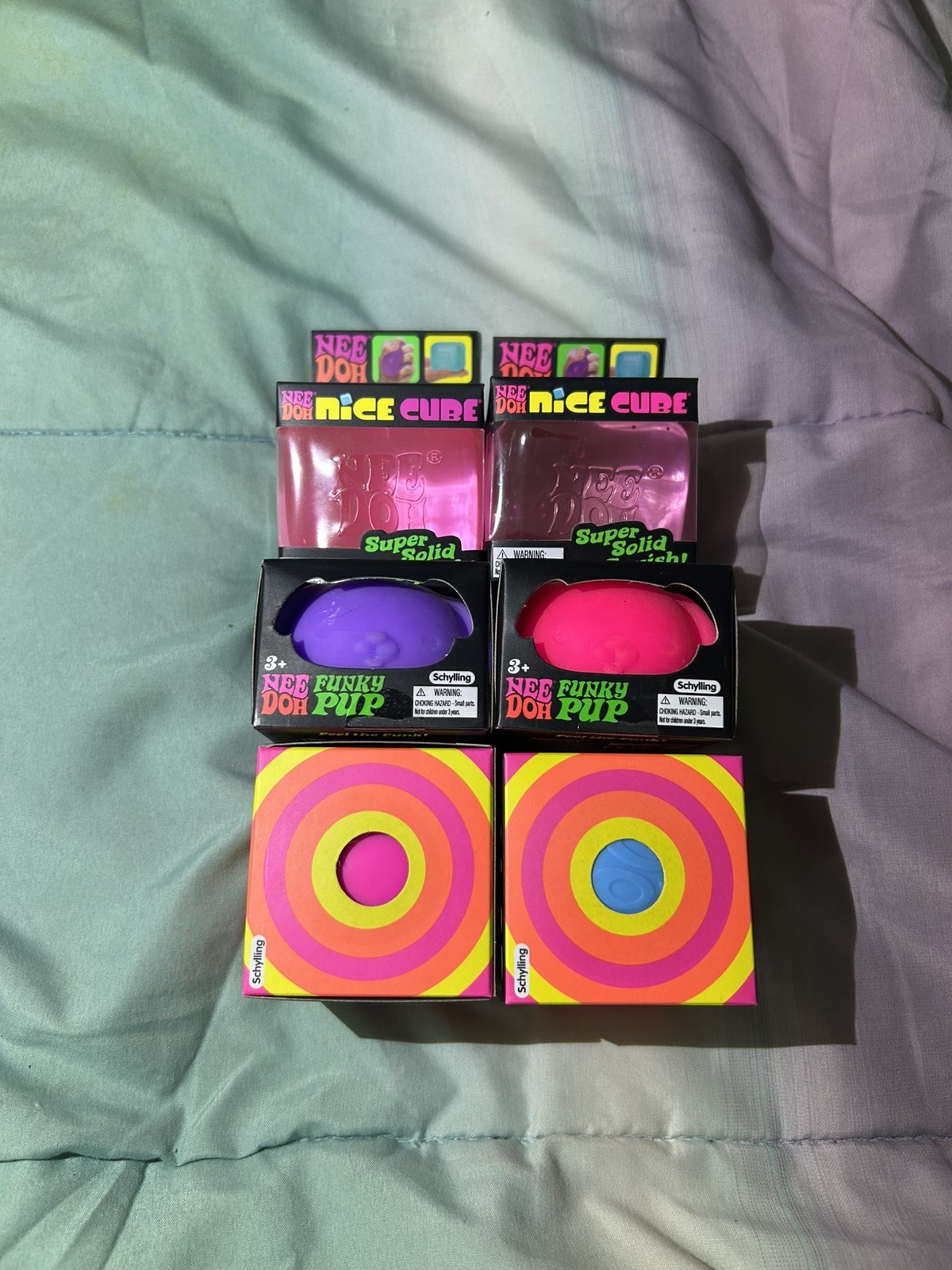 Needoh lot of 6 🔥🔥🩷🦄💜 Nice Cube, Funky Pup, Color Change. Get them all