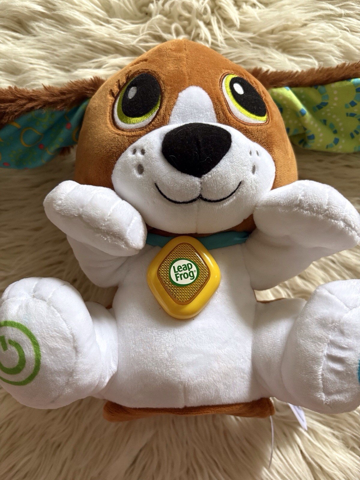 LeapFrog Speak & Learn Puppy Bailey Plush Interactive Learning Toy Baby NWOT