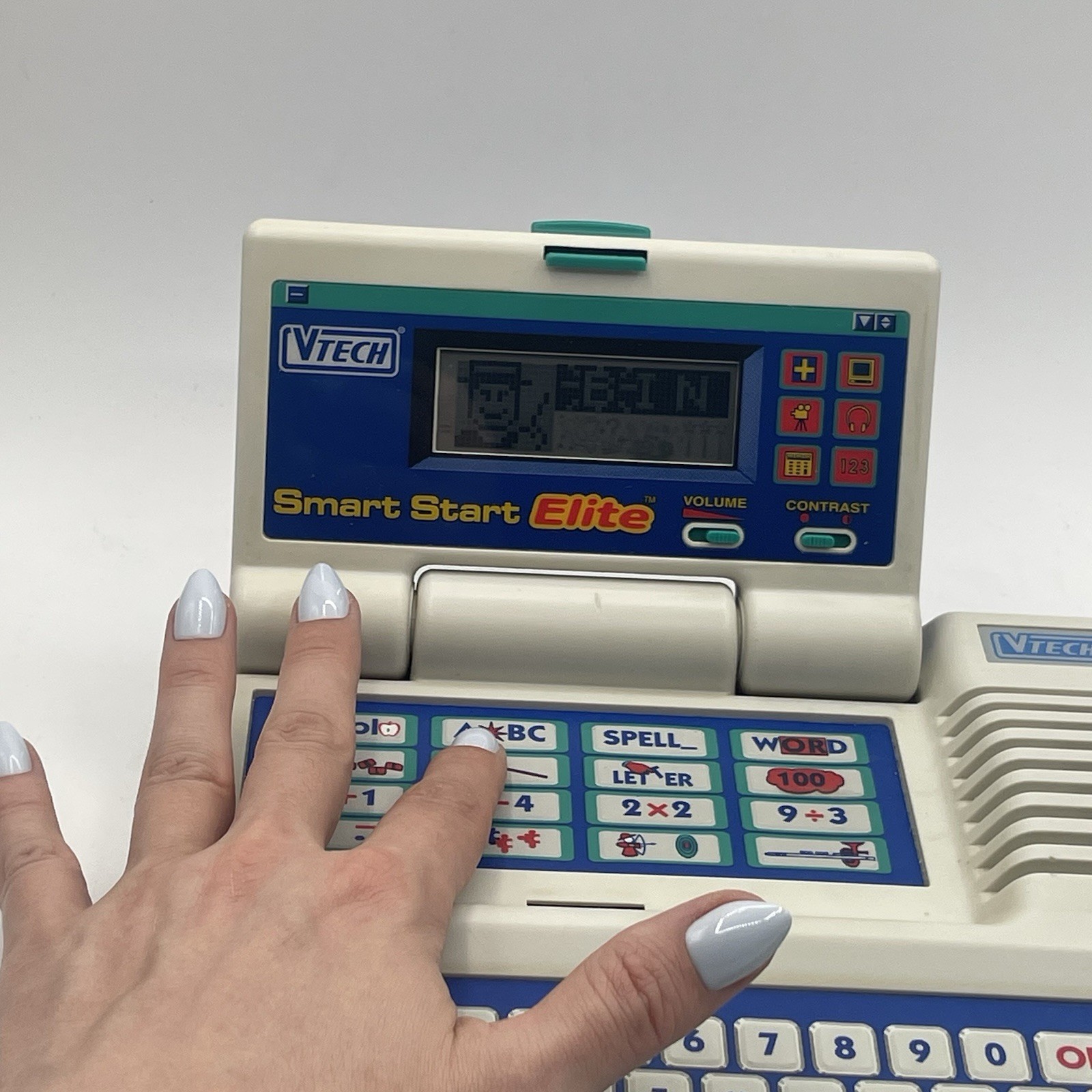 Vintage VTech Smart Start Elite Toy Laptop Computer 1993 Retro Learning 90s