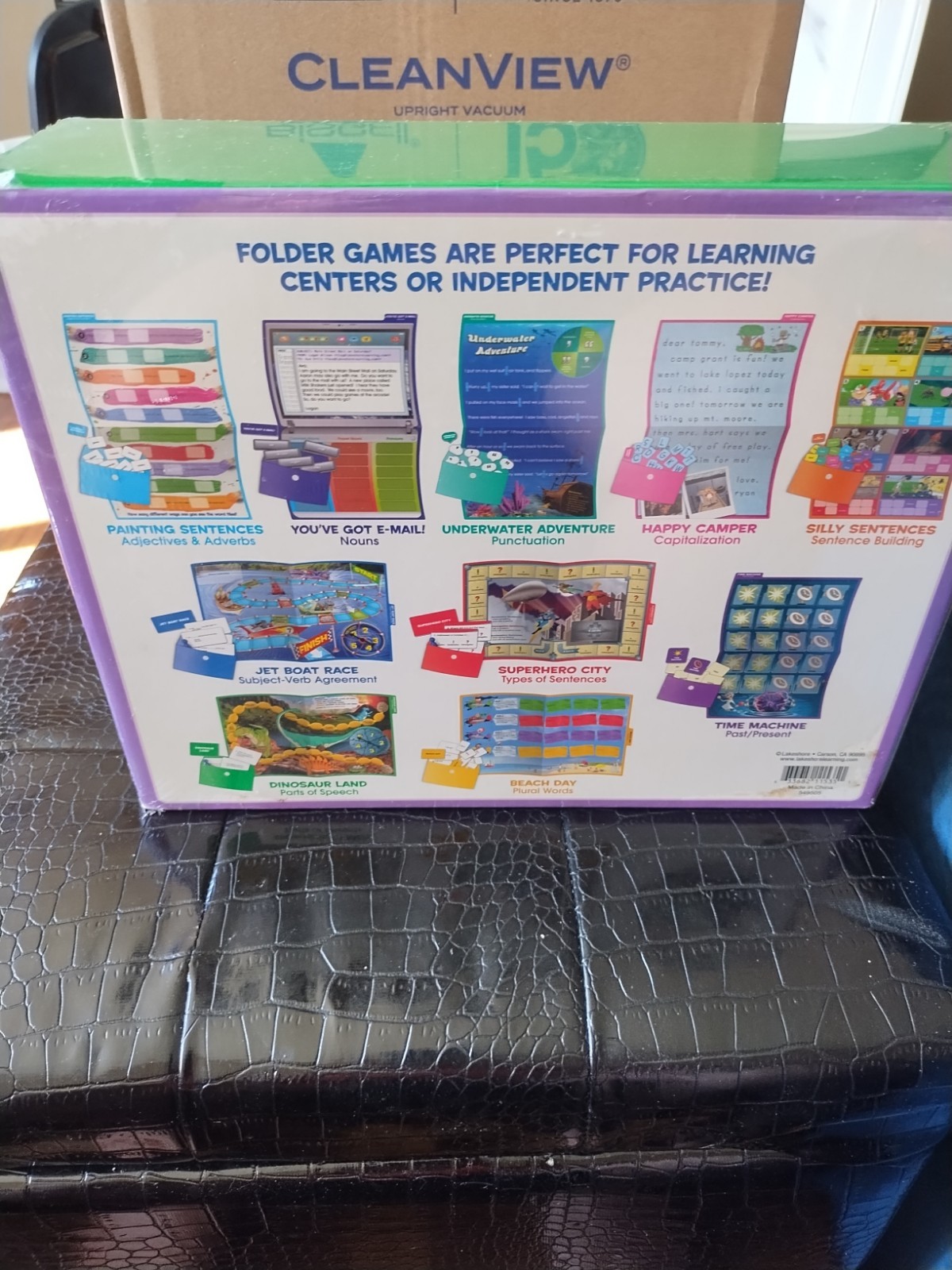Lakeshore Grammar & Writing Elementary Folder Games Grades 2-3
