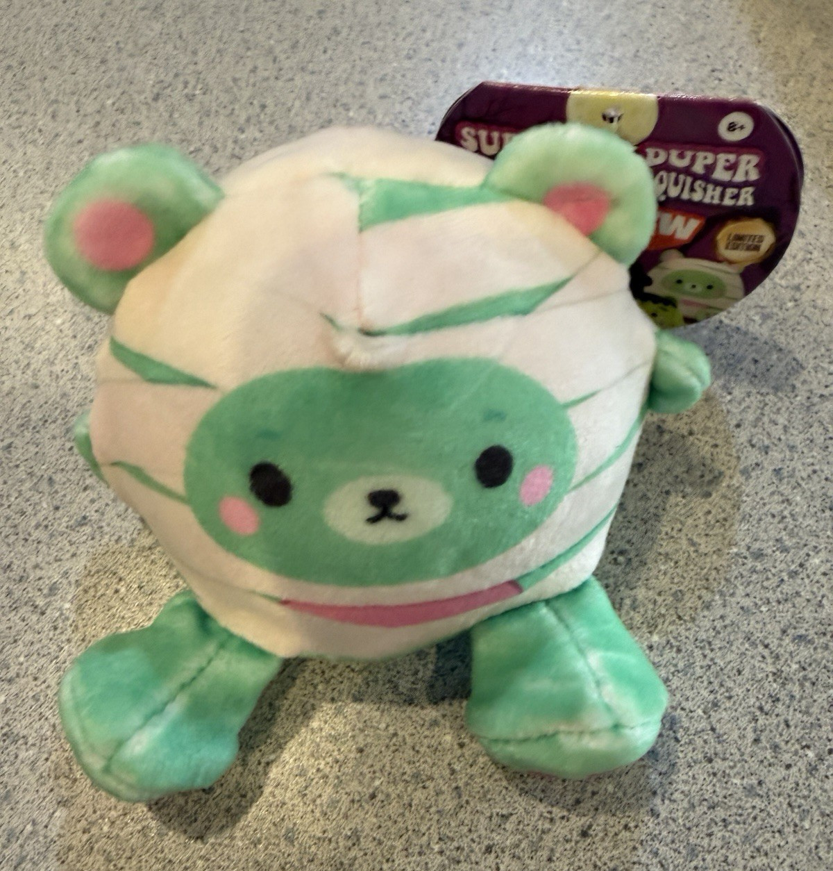 New Squishy Boo Crew Halloween Super Duper Sugar Squishers Goo Mummy Bear Green