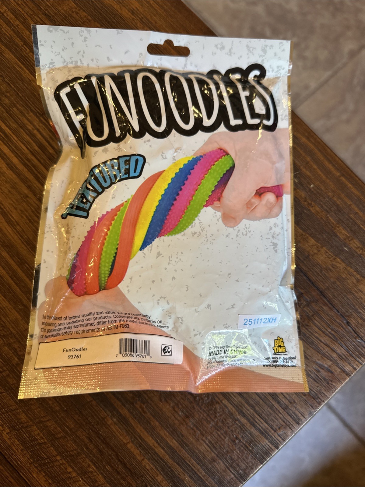 Funoodles Color Twisted Stretchy Tactile Sensory Toy 5 Pack Ages 5+ 2024