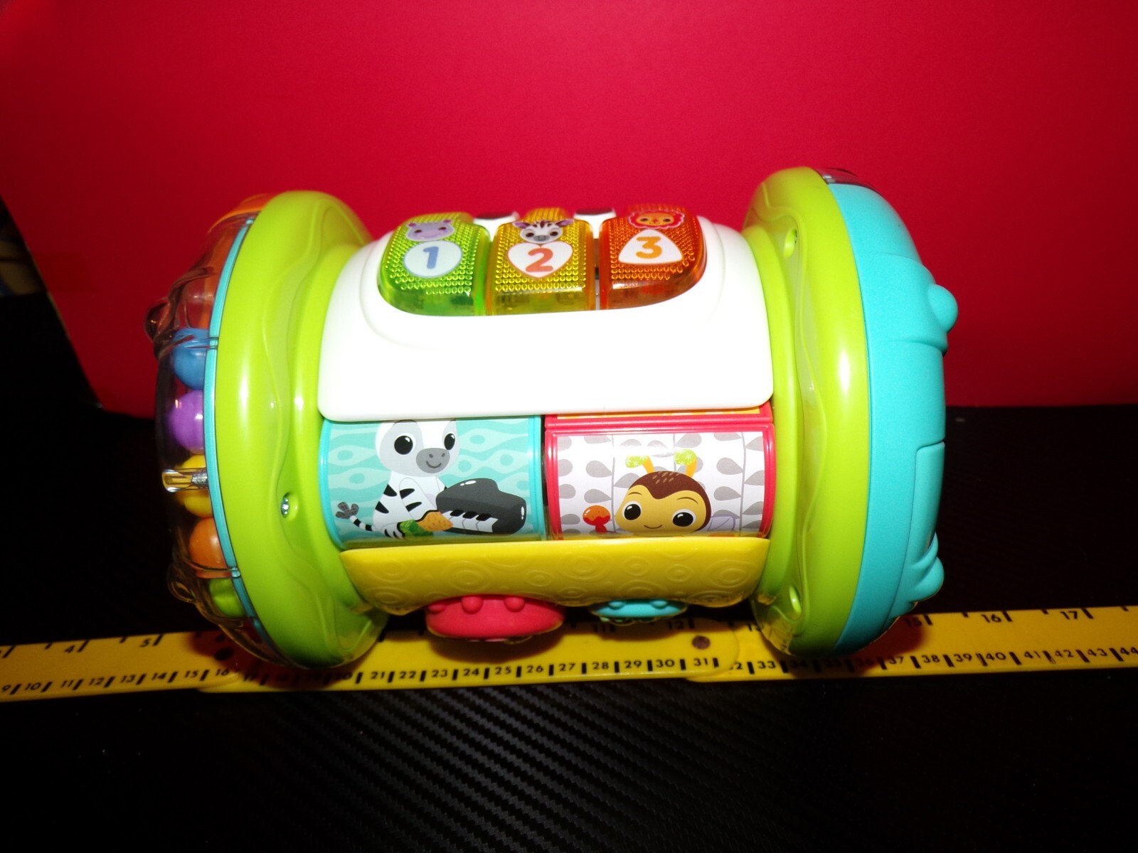 VTech 2-in-1 Roll & Discover Roller Drum, English Version JUST SO CUTE