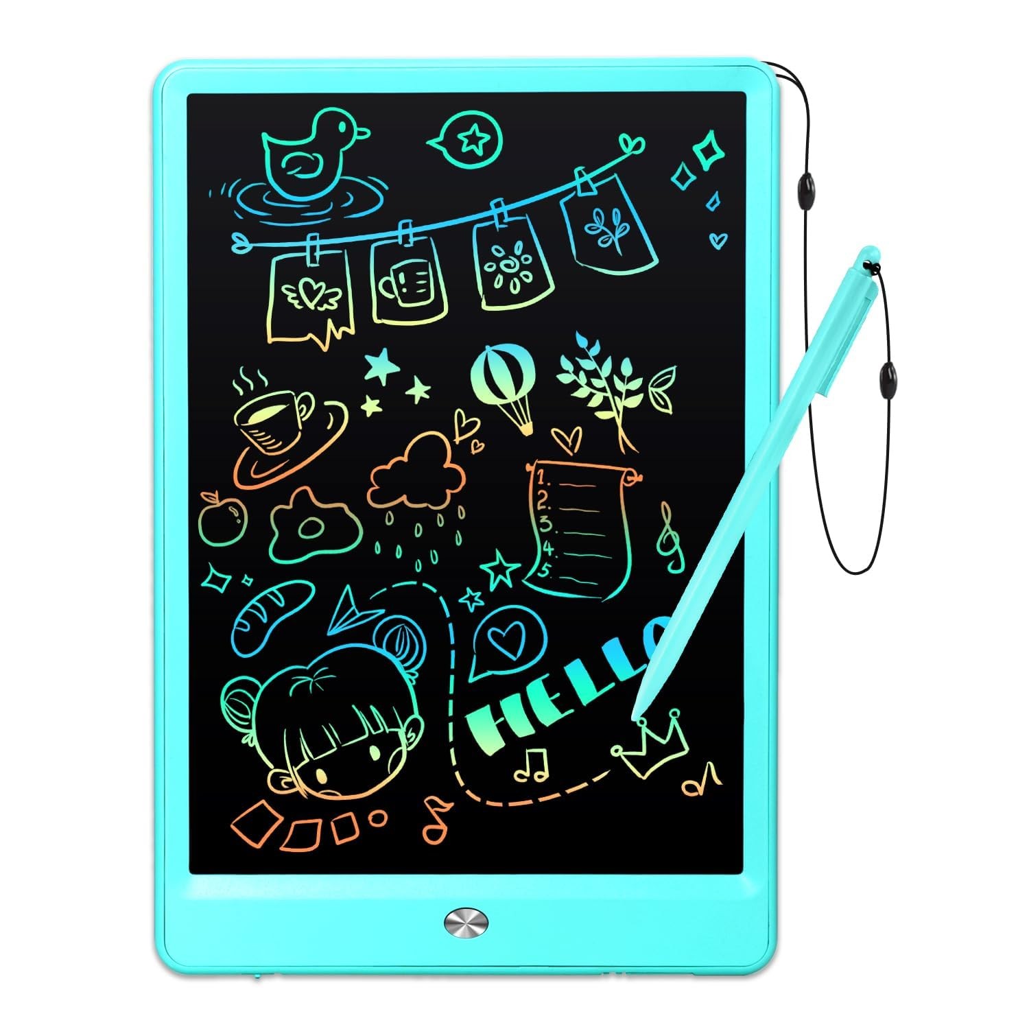 EooCoo Toddler Boy Toys, Kids Gifts, 10 Inch LCD Writing 7″W x 0″H, 10”blue