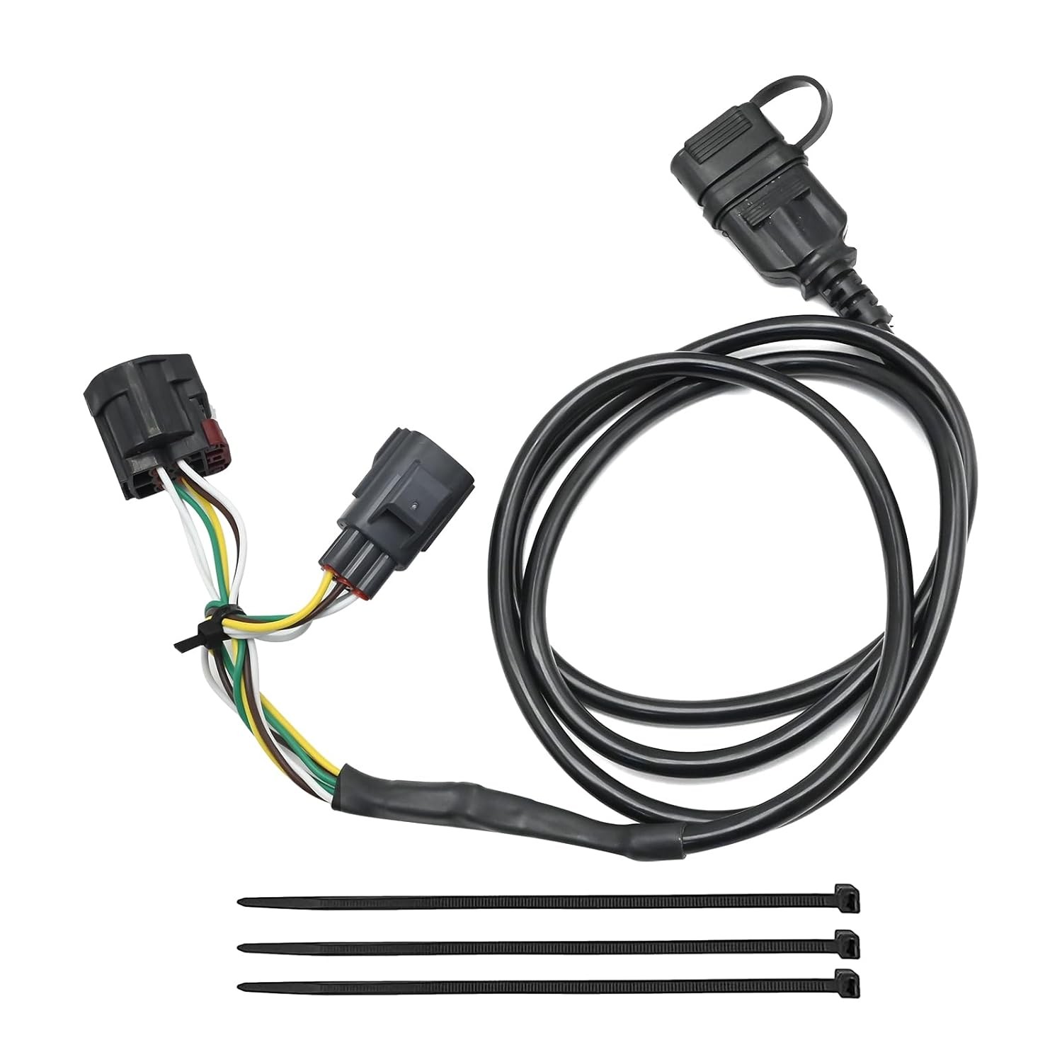 4-Pin Trailer Wiring Harness 67 Inches for Jeep Wrangler 2/4 Door 2007-20