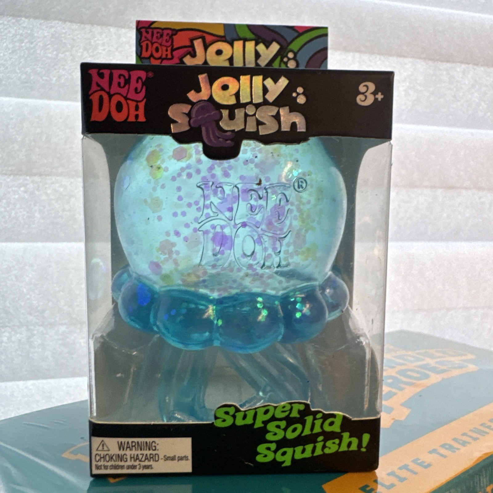 New Nee Doh Needoh Blue Jellyfish Jelly Squish Squishy Sensory Toy Schylling