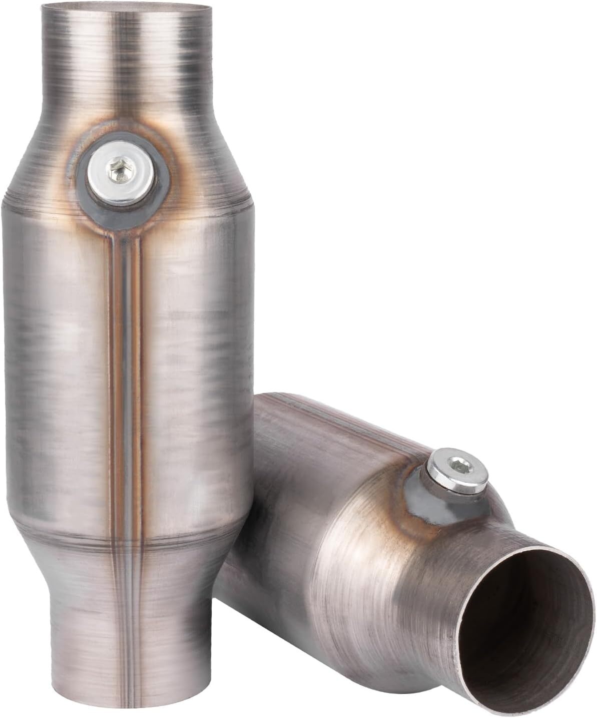Catalytic Converter 2.5 Inch 2 Pcs, High Flow Universal Catalytic Convert Inlet