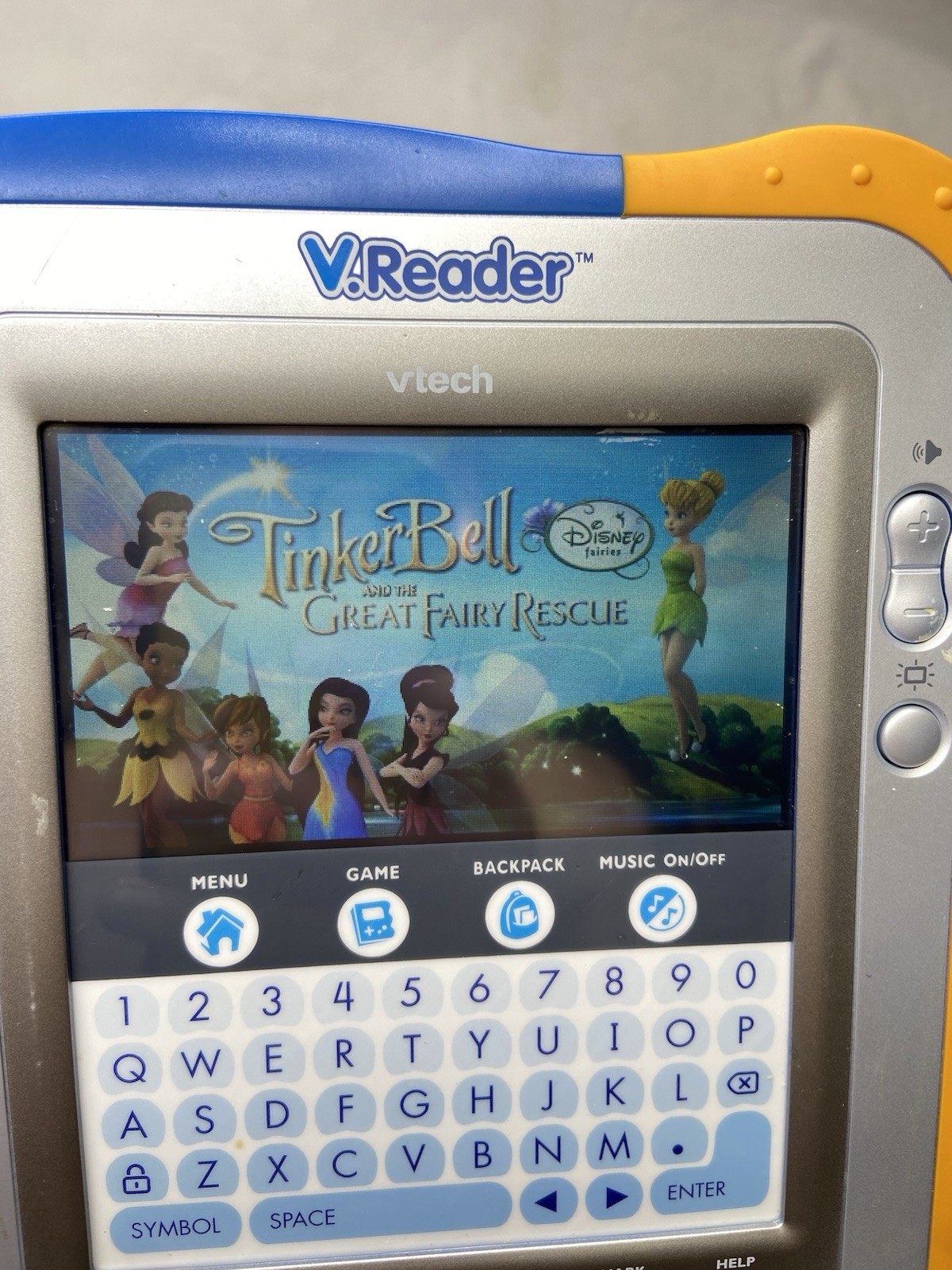 Vtech V.Reader Interactive Learning E-reading System Bundle 3 Games Working Pen