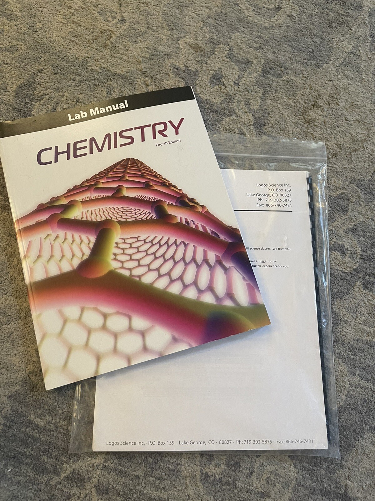 Logos Science Lab Kit BJU Press Bob Jones Chemistry 4th Ed Homeschool