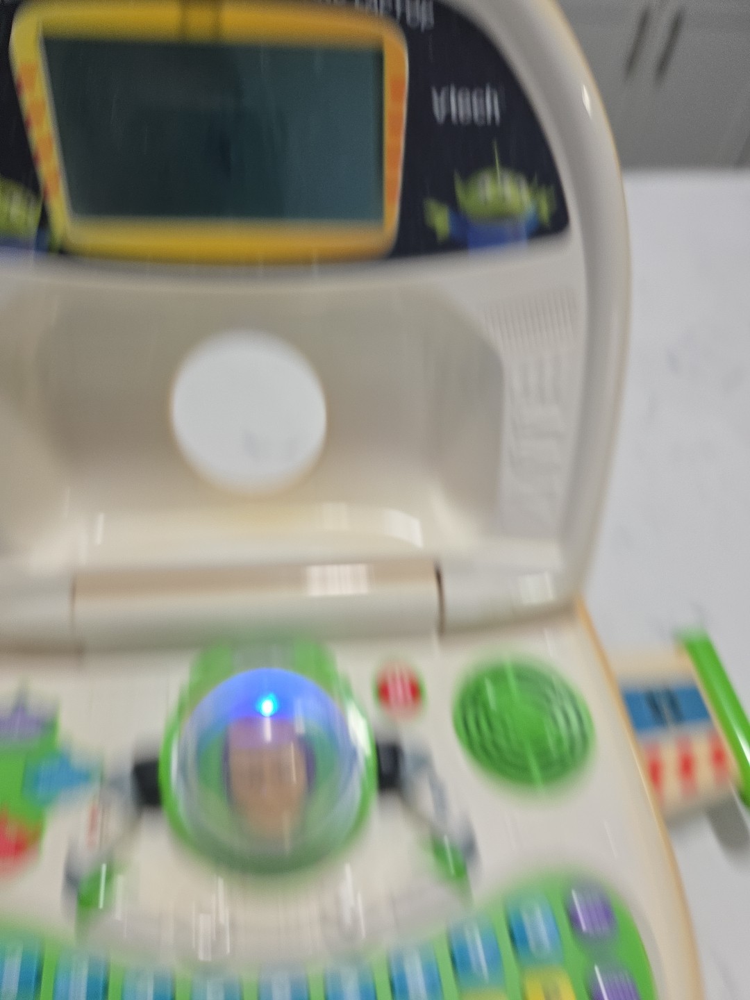 Buzz Lightyear Vtech Star Command Laptop Pixar Toy Story 3 WORKS