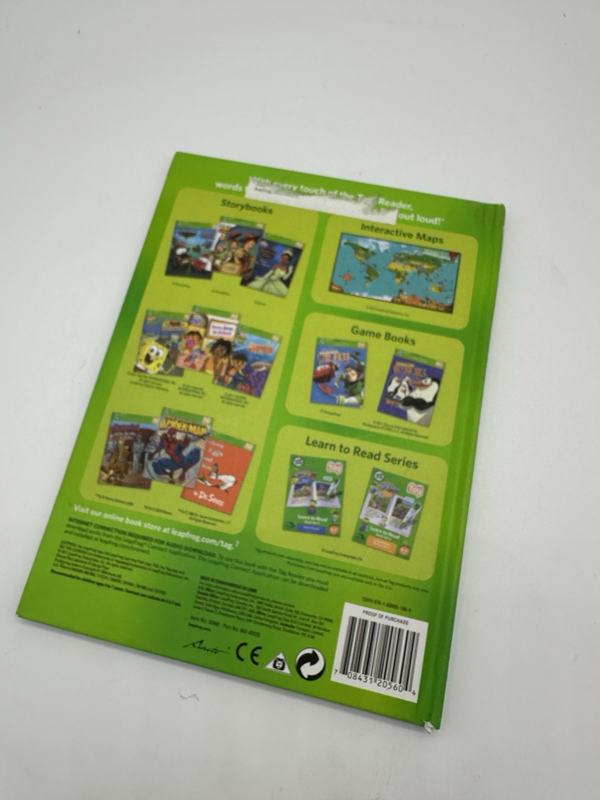 LeapFrog Tag Pen LeapReader book Disney Pixar’s FINDING NEMO: LOST AND FOUND 106