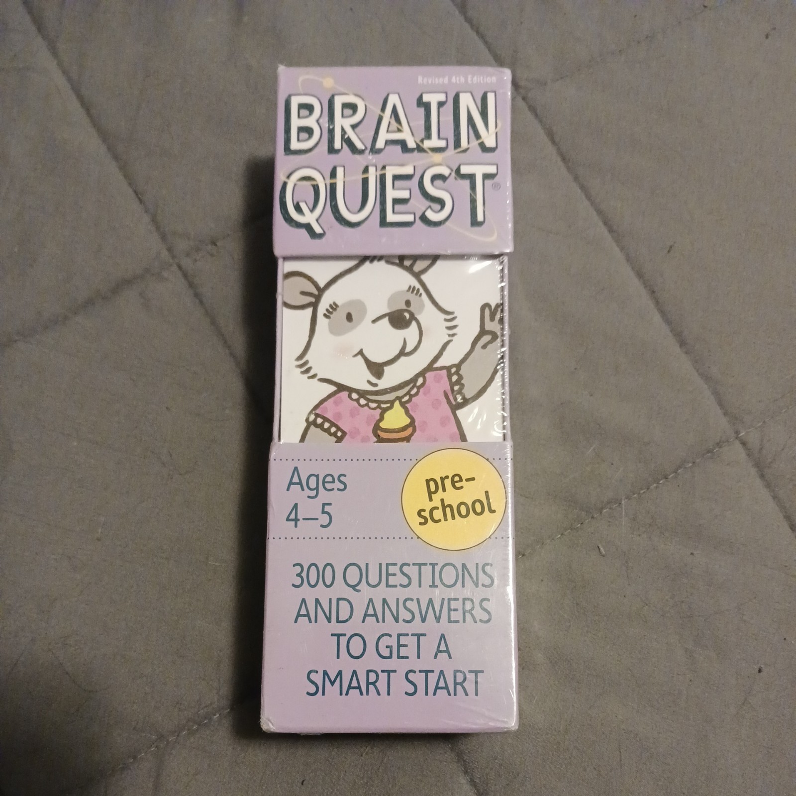 Brain Quest Preschool Cards: 300 Q&A To Get a Smart Start Ages 4-5 Preschool