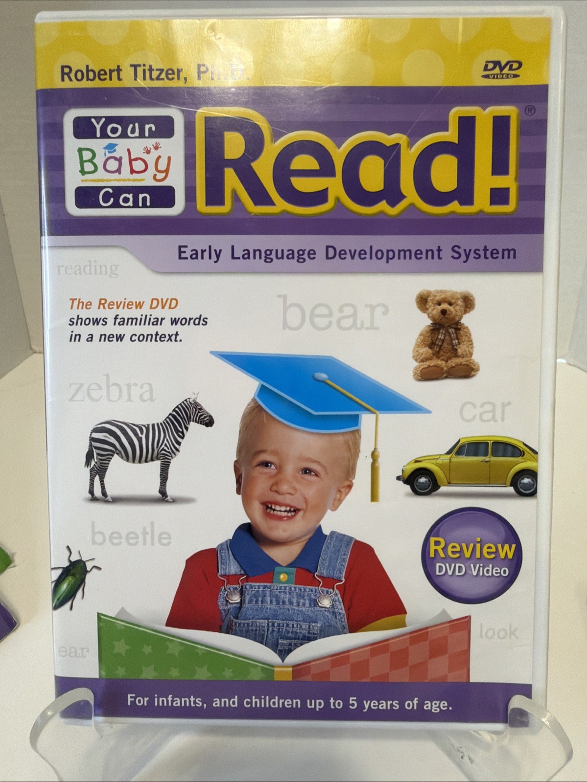 Your Baby Can Read Early Development Reading System 4 DVDs 5 Books
