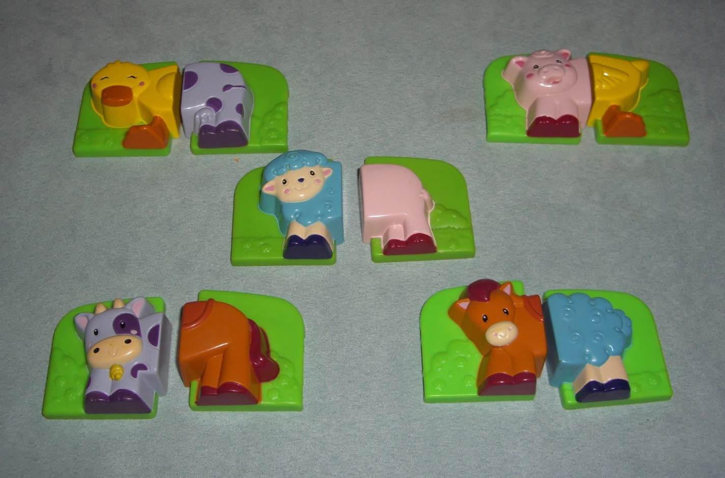Leap Frog Fridge Farm Magnetic Matching Animals Only Tested 2007 LeapFrog