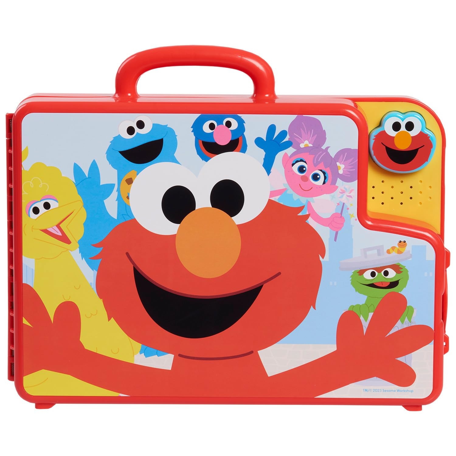 Sesame Street Elmo’s Learning Letters Bus Activity Board, Medium, Multicolor
