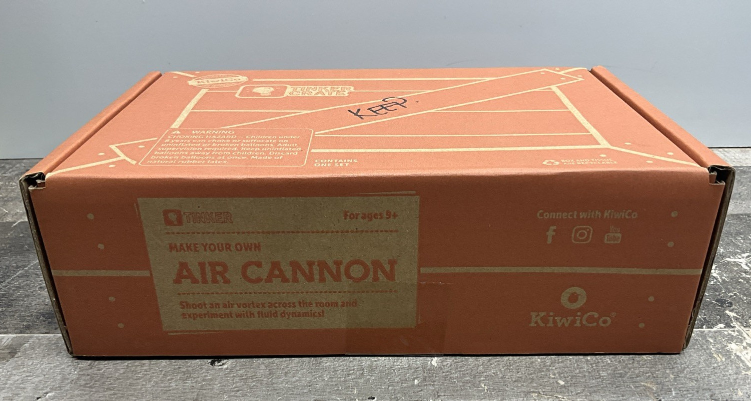 KIWICO TINKER CRATE AIR CANNON STEM BUILDING KIT F2063-TVTX AGES 9+ SEALED