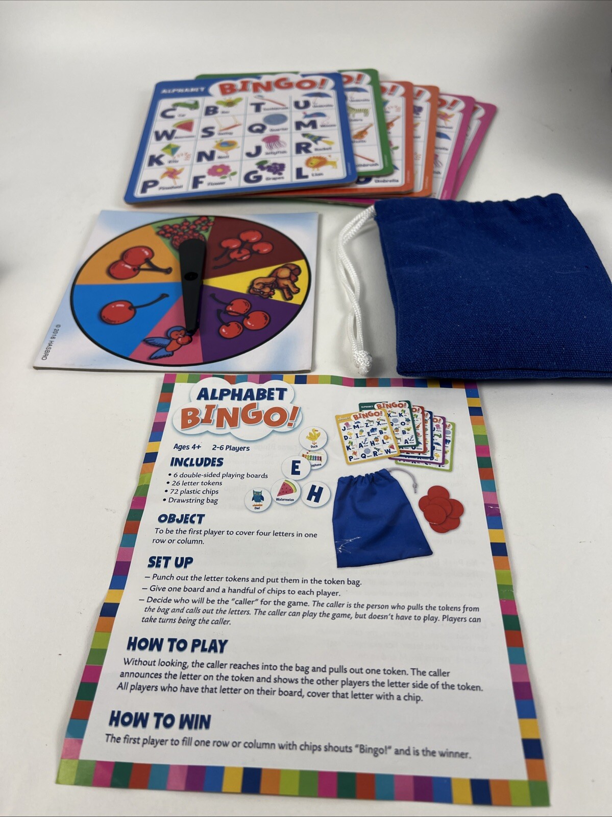 Alphabet Bingo Board Game by Peacable Kingdom- Learn Upper Case Letters Ages 4+