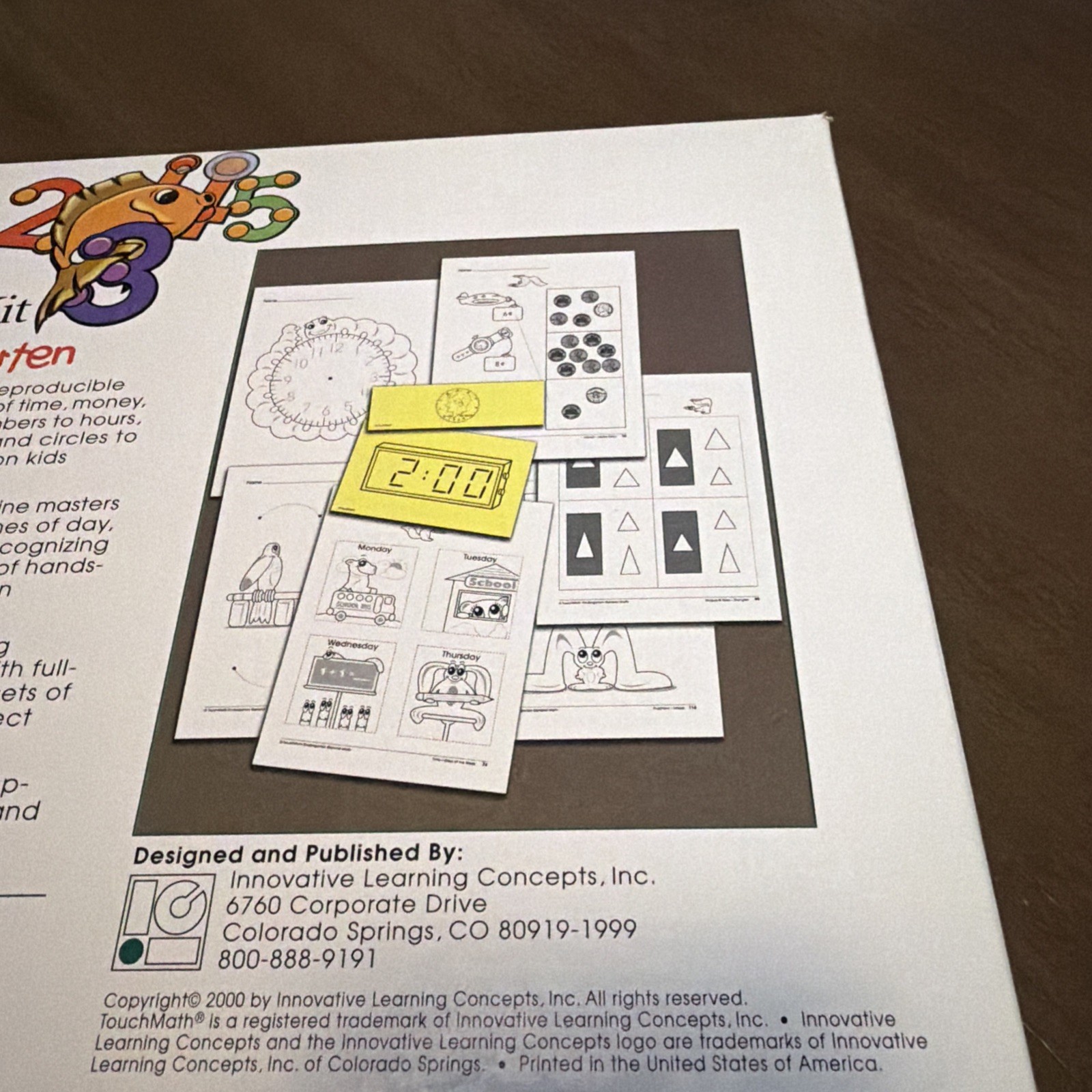 TouchMath – General Math Kindergarten – TM671 Complete – Copyright 2000