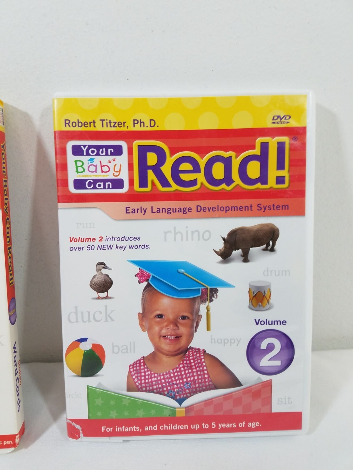 Your Baby Can Read Vol 2 DVD and Word Cards Early Development System
