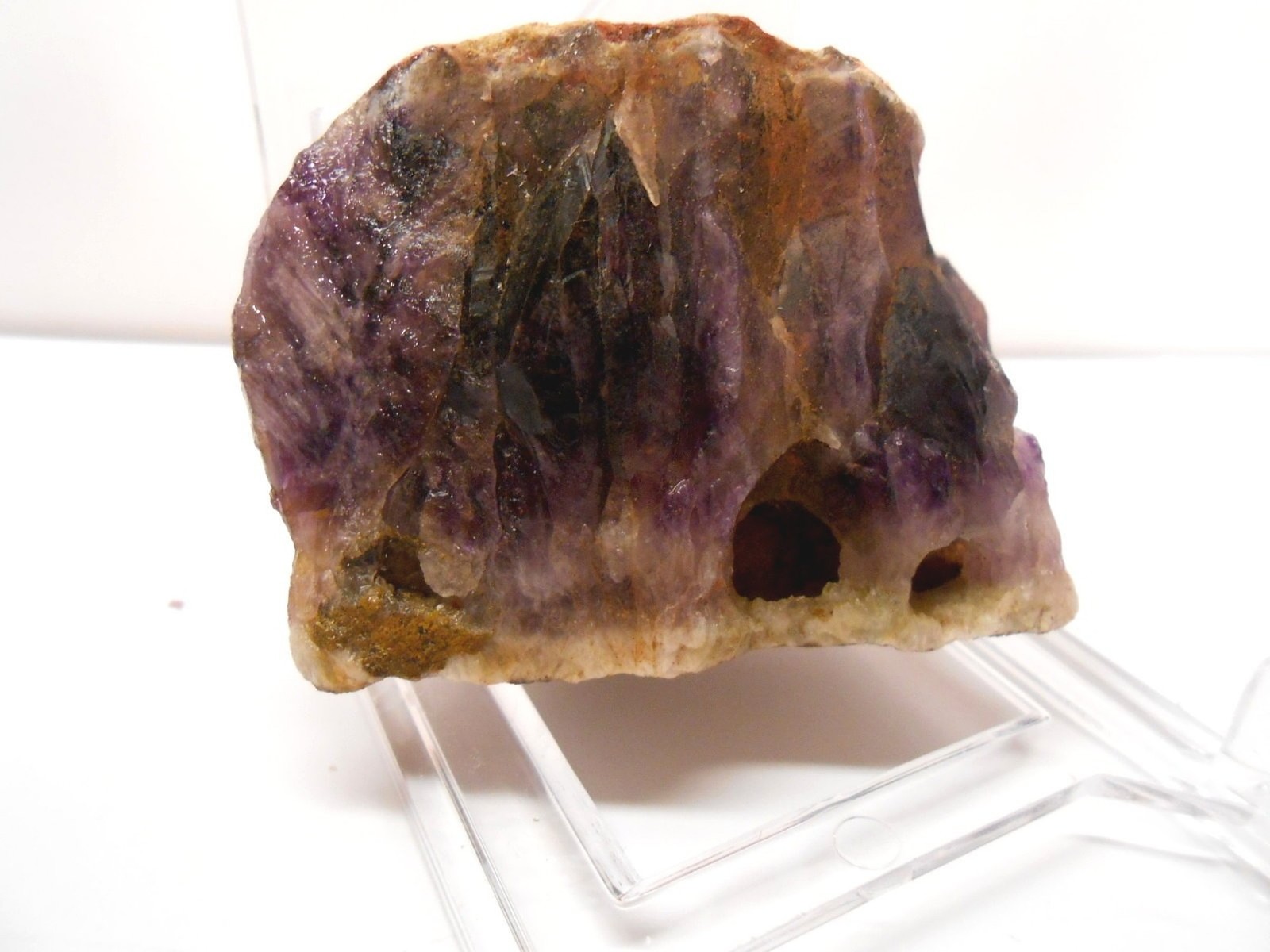 Rock Tumbler Gem Refill Kit Authentic Brazil Amethyst Crystal Rough-Rich Purp…