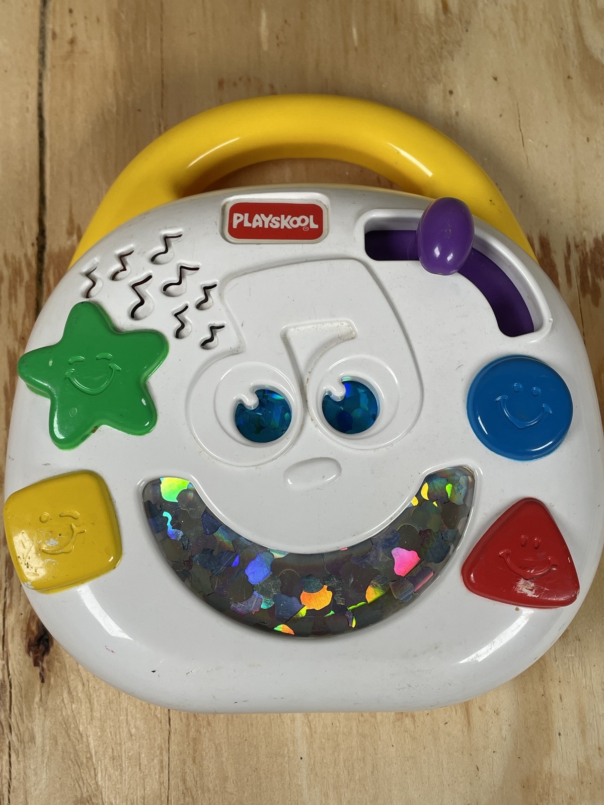 Playskool Twirlin’ Tunes CD Player w/ Lights Sounds Shapes Colors