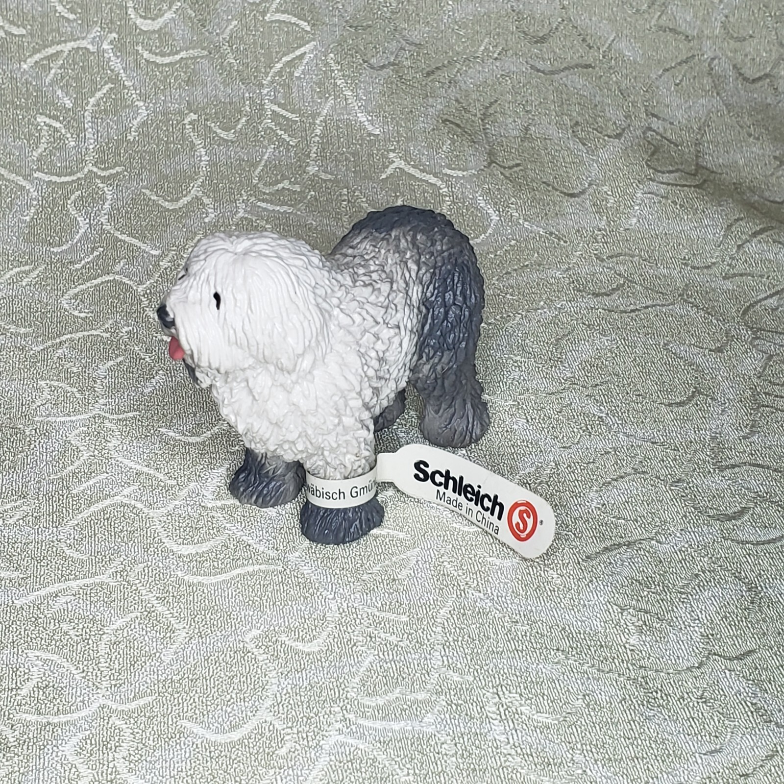Vintage 1995 Schleich Old English Sheepdog With Tag Retired 16314