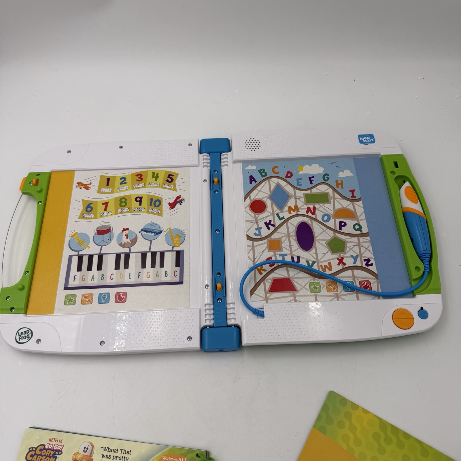 Leapfrog Leap Start Interactive Learning System with 2 Books TESTED SEE VIDEO!