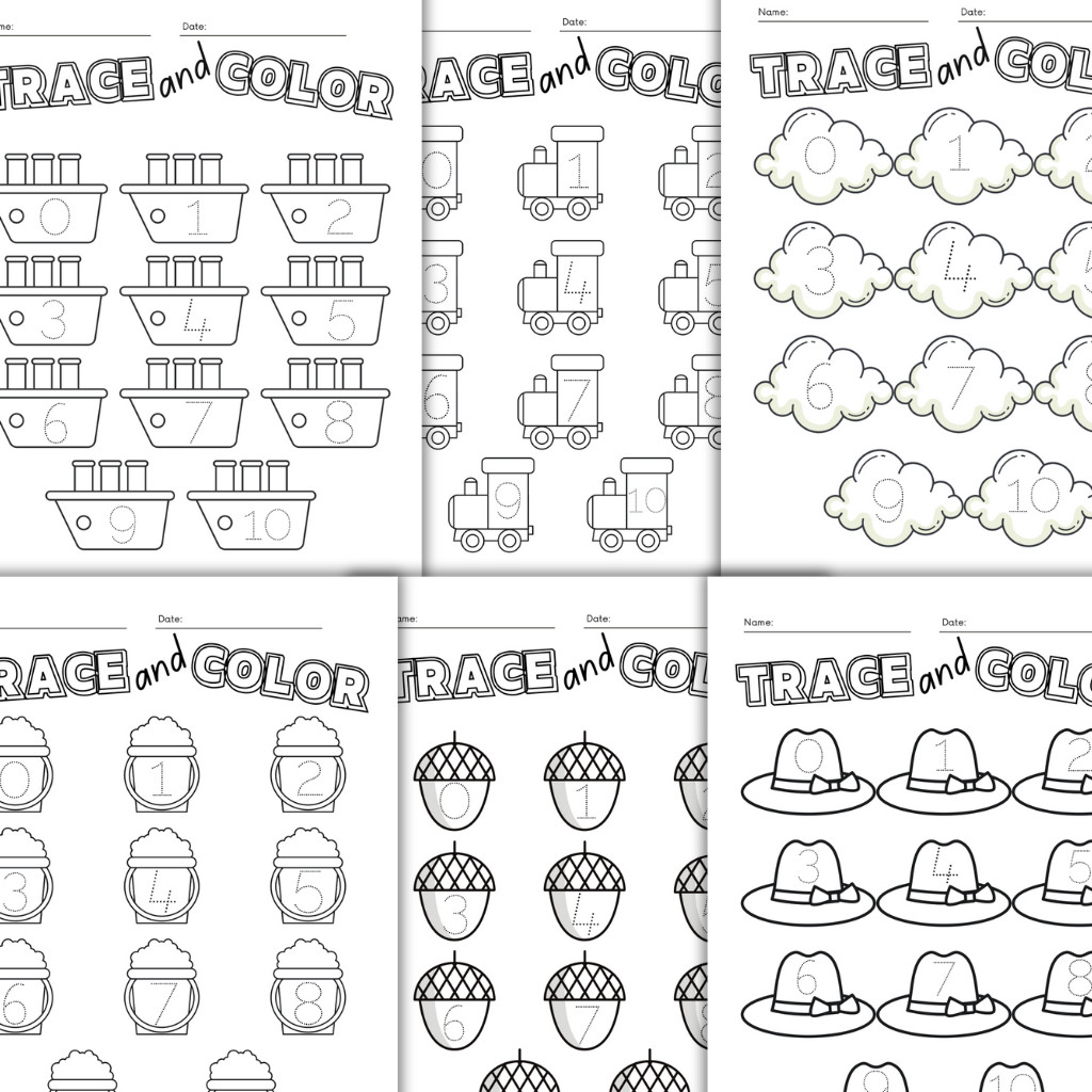 Tracing & Pencil Control Printable Activity Book Bundle for Kids Ages 3-7