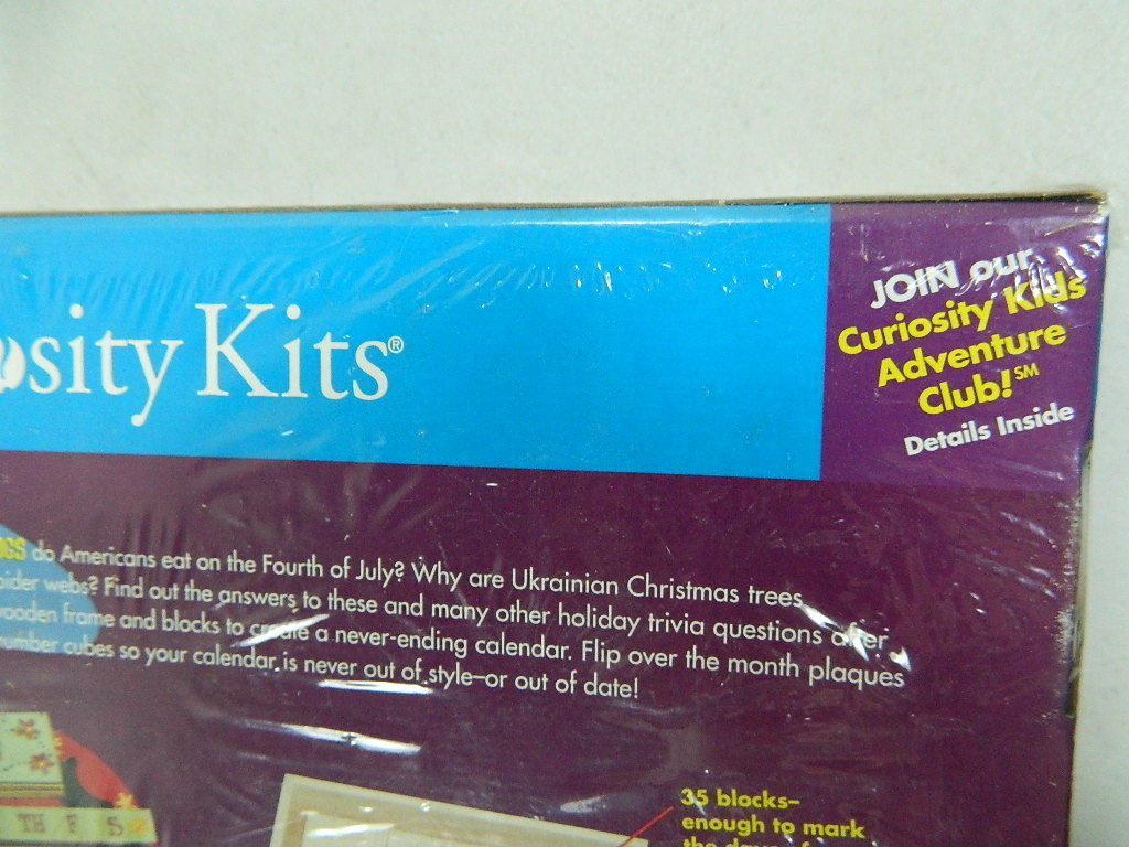 Curiosity Kits Never Ending Calendar Kids 4 and Up Arts Crafts Learning Toy