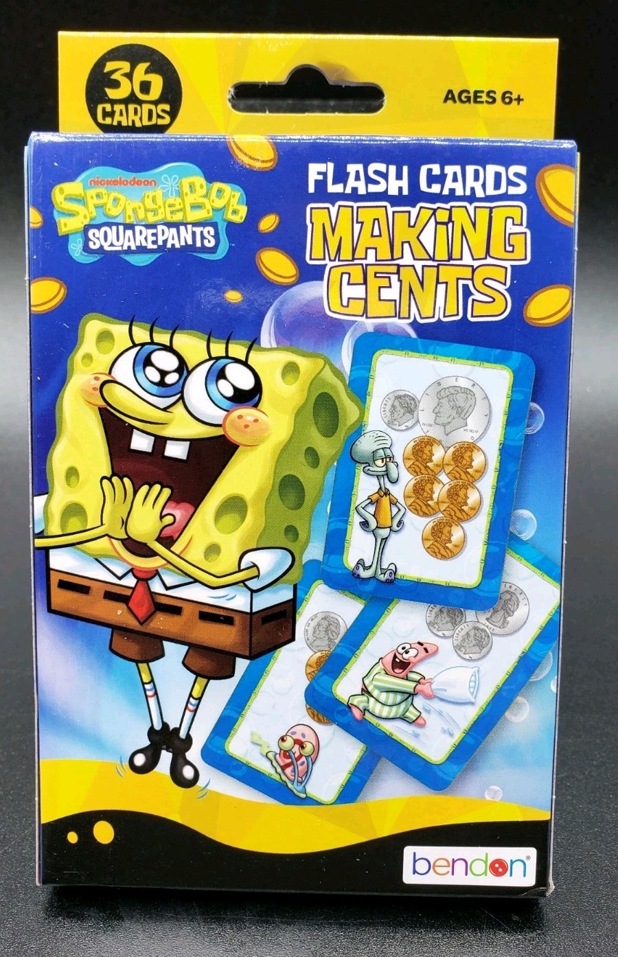 2025 Nickelodeon SpongeBob SquarePants “Making💰Cents🤑” 36 Learning Cards NIB