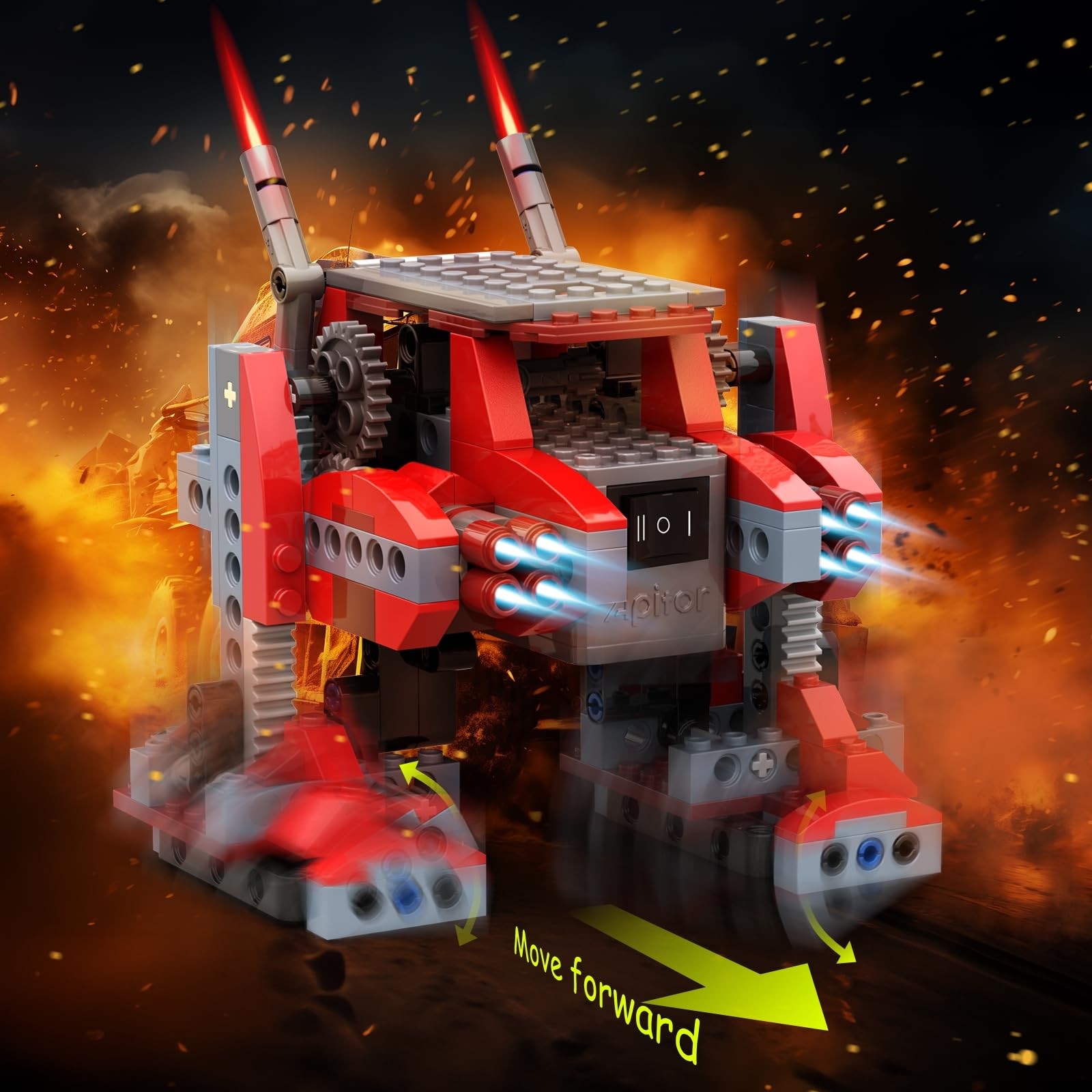 Robot B STEM Kits for 6-7 Year Old Boy, 8 in 1 Electric Monster Truck Buildin…
