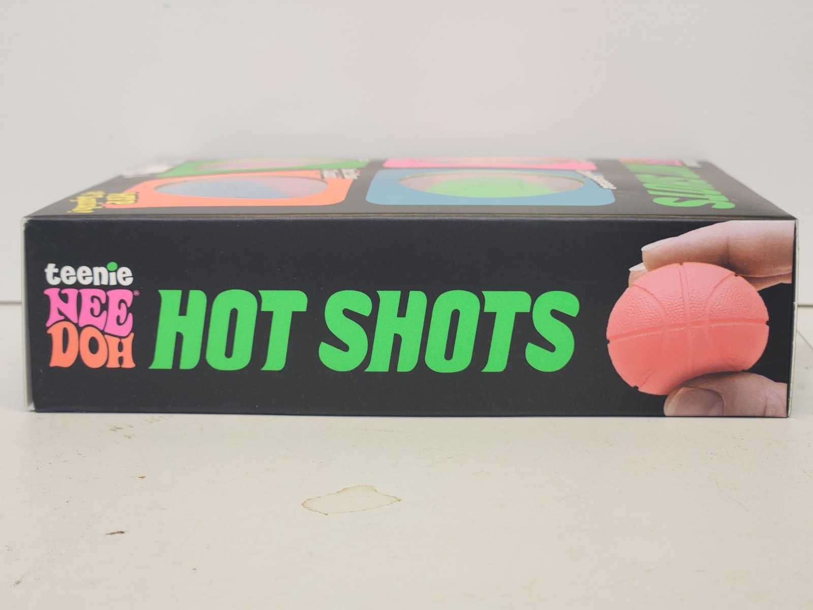 NeeDoh Hot Shots MVP 4 Pack – Orange, Green, Pink, Blue,