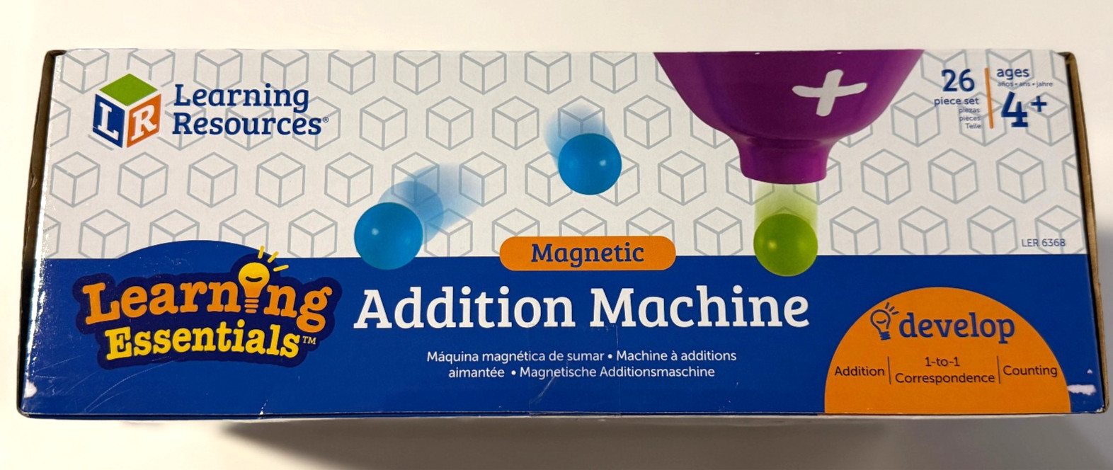 Learning Resources Magnetic Addition Machine, Math Games, Classroom Supplies,