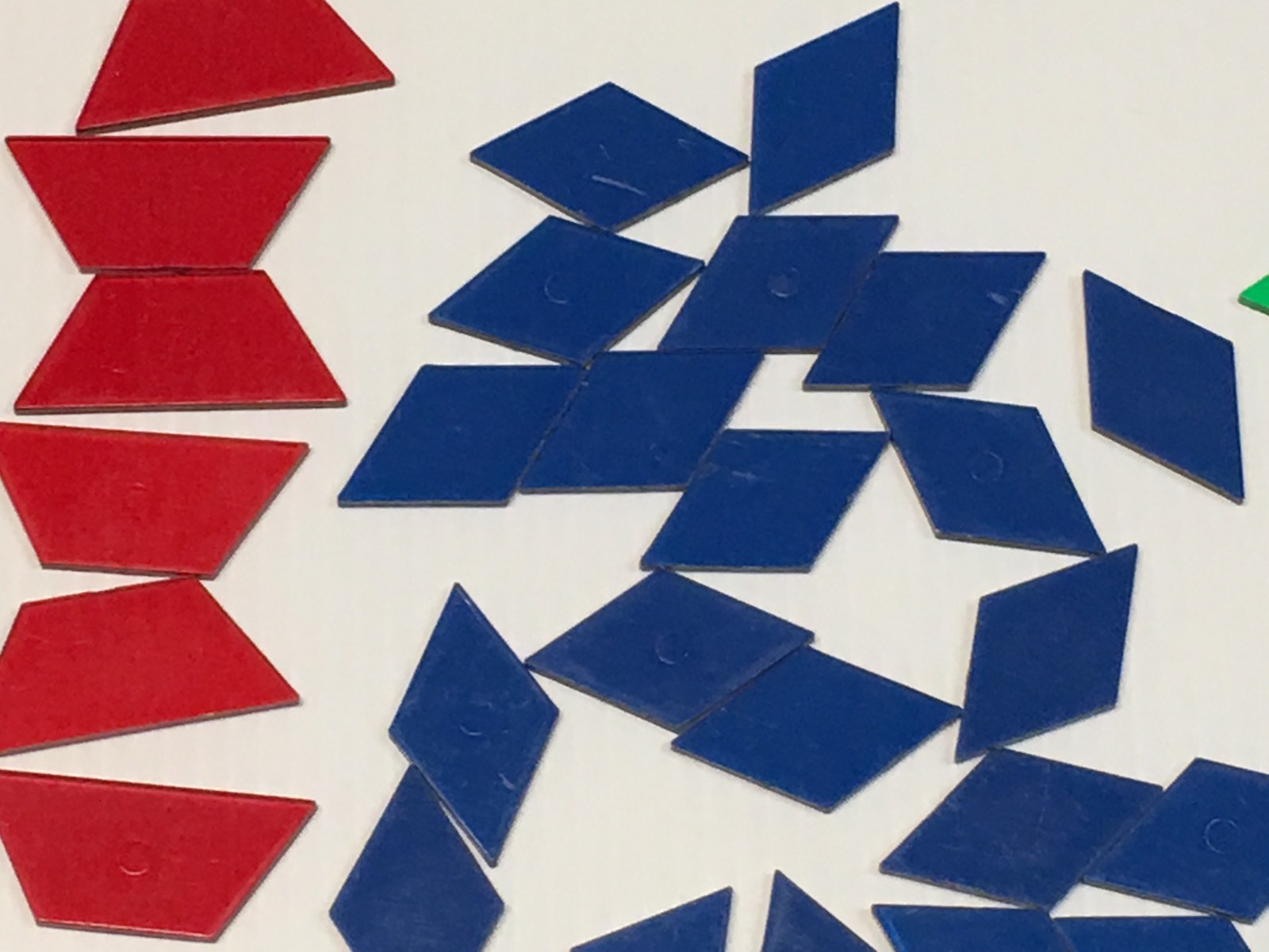 Translucent Pattern Blocks / 150 Pc. Set for use with light tables #2