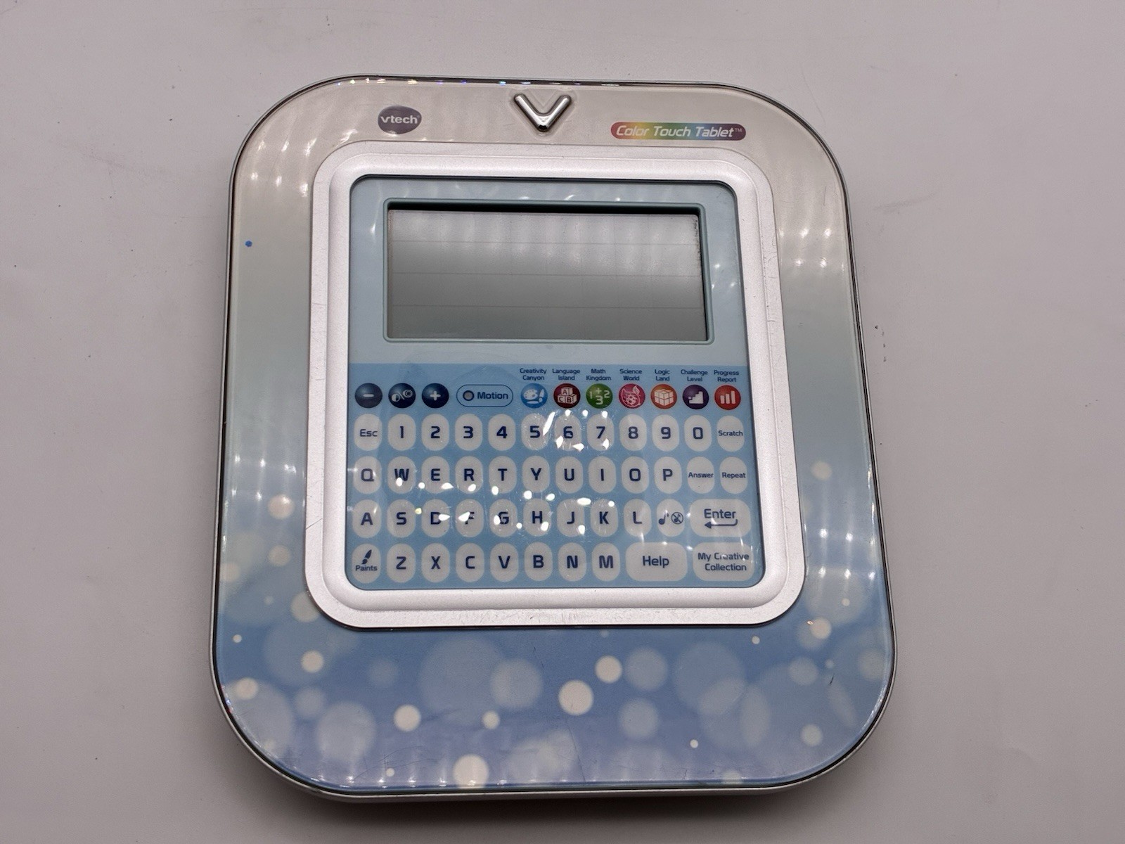 VTech Color Touch Tablet Learning System Educational Toy Tested Working