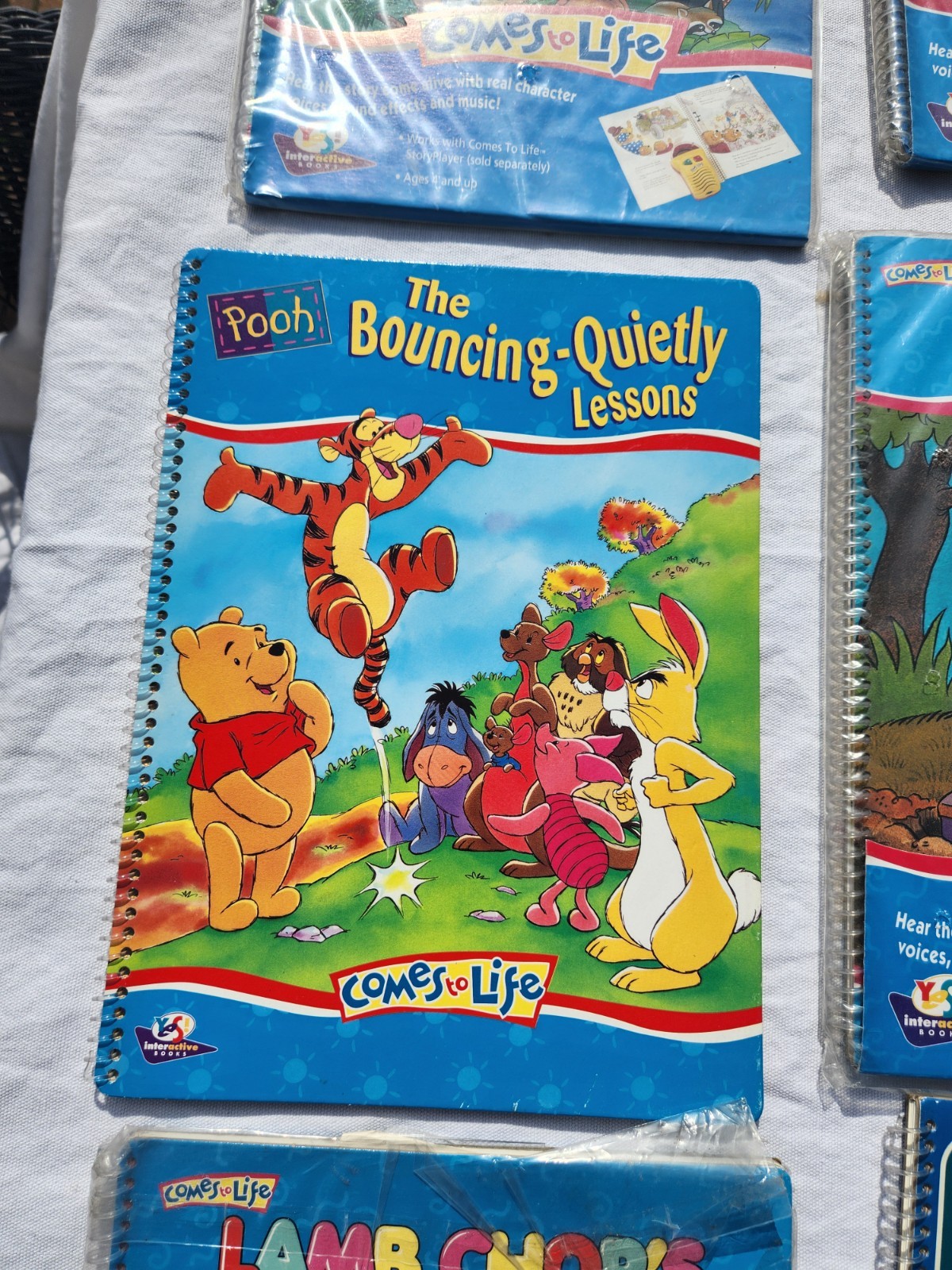Comes to Life – Story Player & Book, Yes! Interactive, 1994, NEW With 9 books