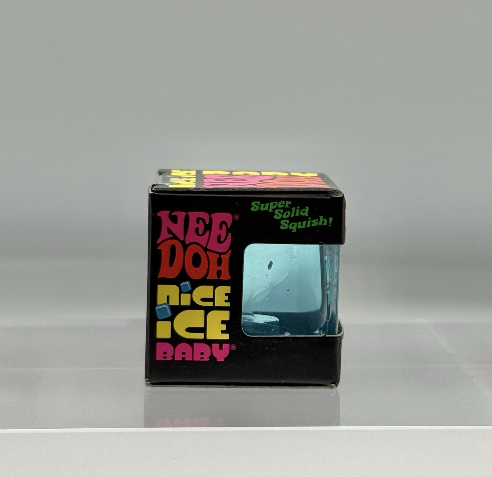 Needoh Squishy Nice Ice Baby Viral CUBE BRAND NEW-IN BOX AUTHENTIC BLUE