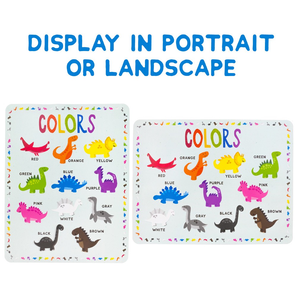8 Classroom Poster Set With Potrait & Landscape Views – Large 22 x 17 Inch Size!