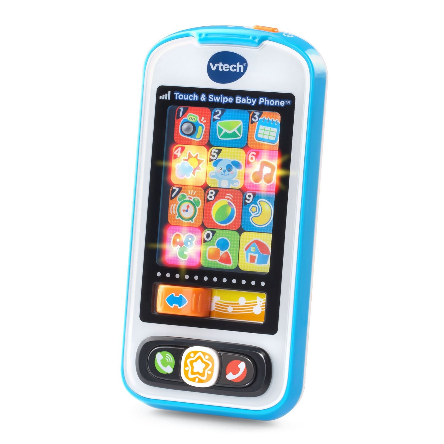 VTech Touch Screen Baby Phone with 12 Light Up Apps and Music Mode