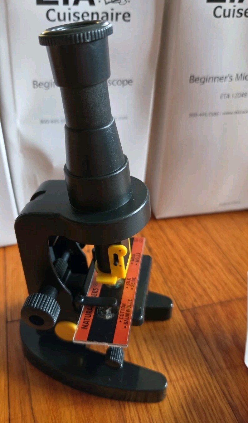 Lot of 2 NEW ETA Cuisenaire Beginner’s Microscopes 12048 Educational Ages 8-11