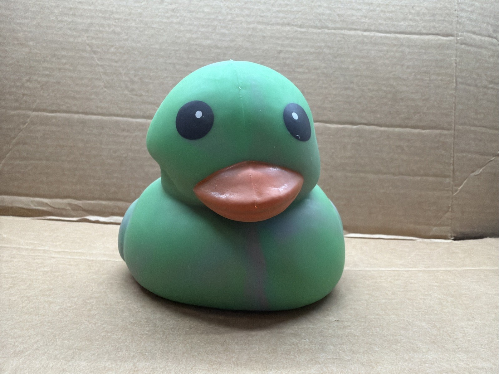 1pc New Toymendous Viral TikTok Jumbo Squeeezy Multicolor Duck Squishy