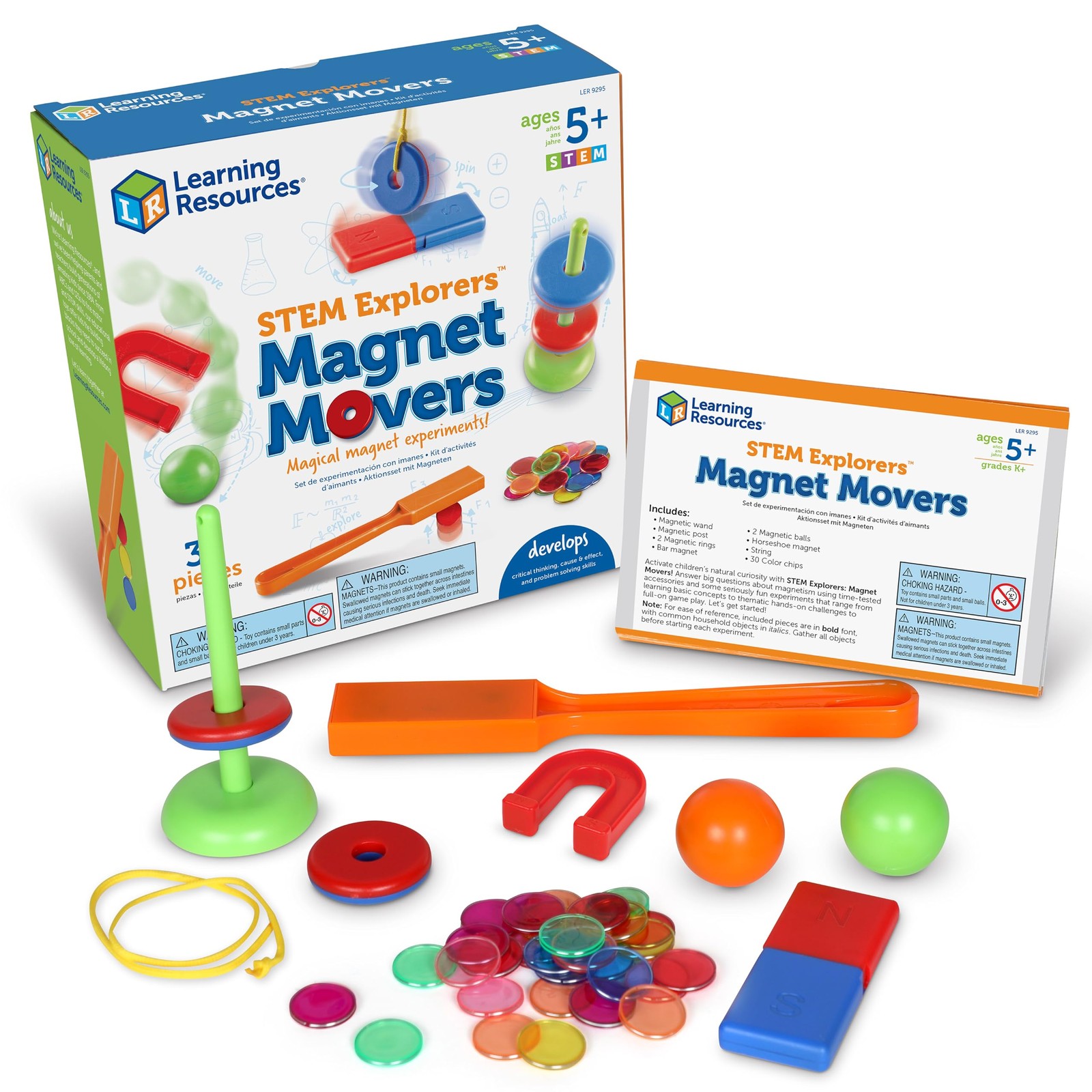 Learning Resources STEM Explorers Magnet Movers – Science For Medium, Multi